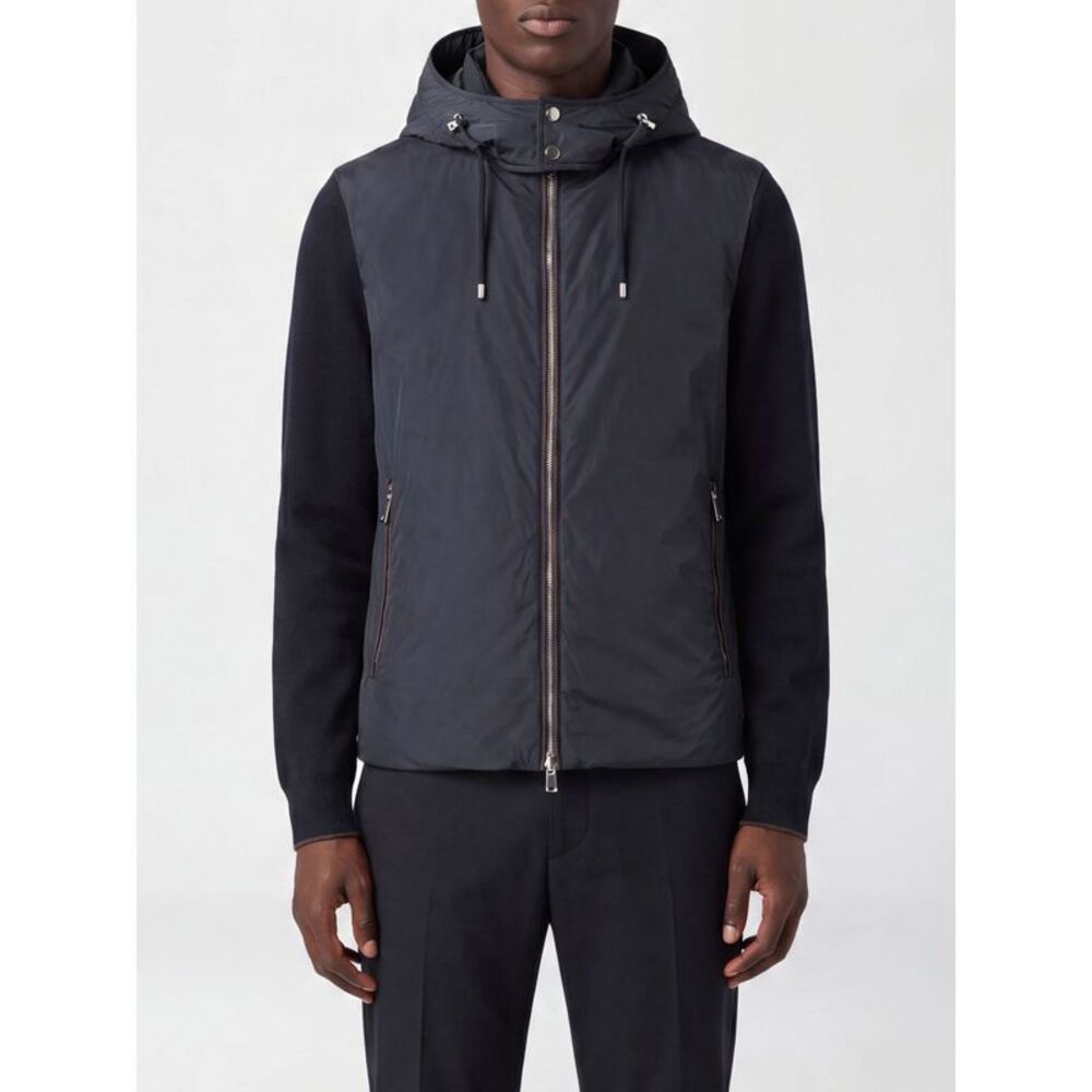 Moorer Jacket Men Blue